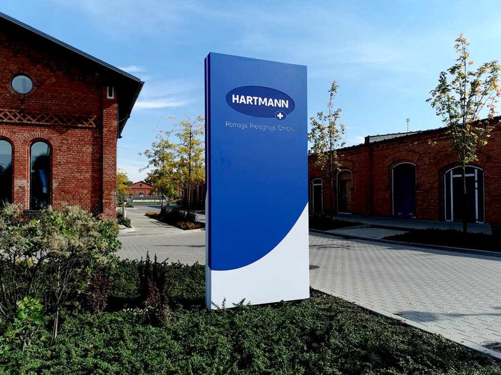 Hartmann - pylon reklamowy