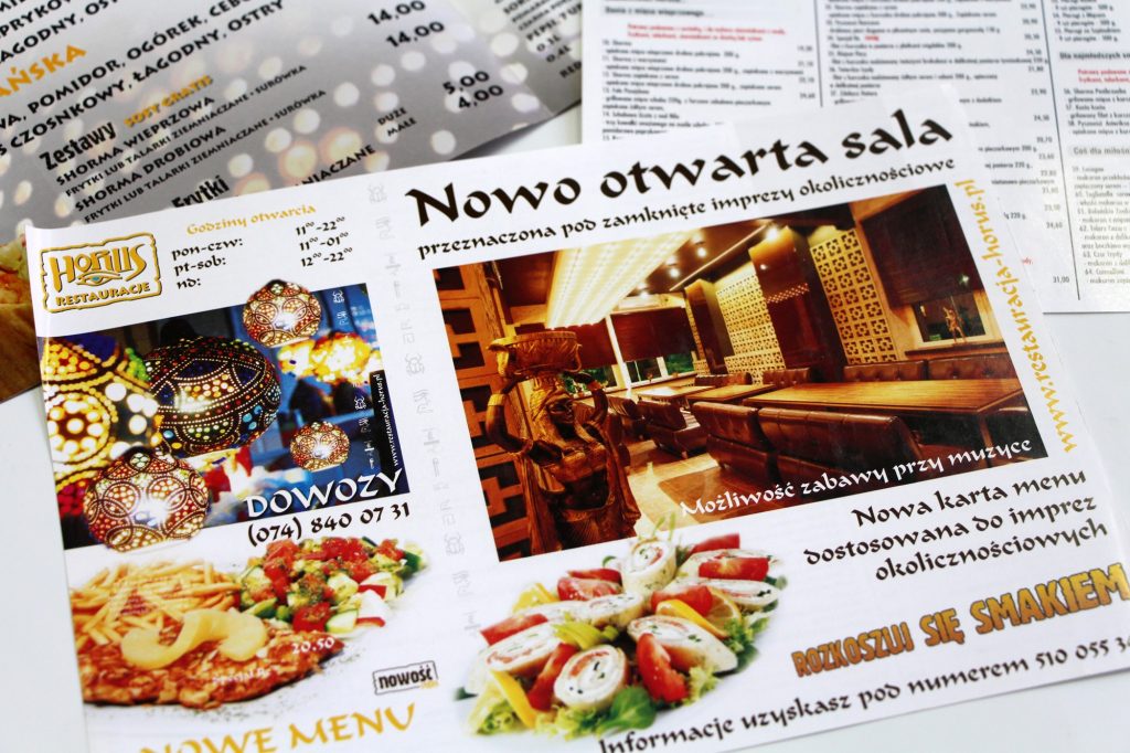ulotka _menu - partner-reklama.pl
